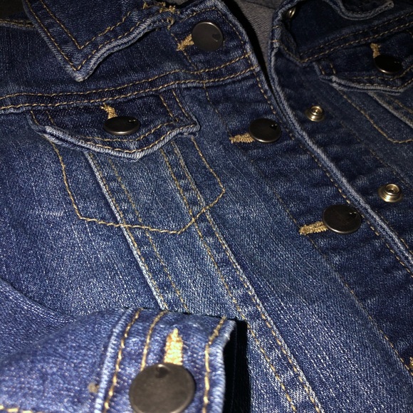 Toddler Girl Jeans Jacket - Picture 4 of 6